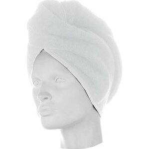 Möve Domáci froté turban na sušenie vlasov, biely