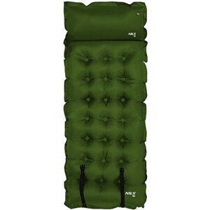 NILS CAMP Samonafukovacia karimatka NC4018 – tmavozelená