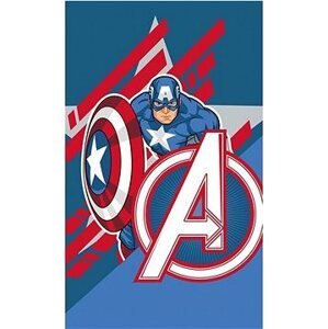 Carbotex Detský uterák Avengers Kapitán Amerika 30 × 50 cm