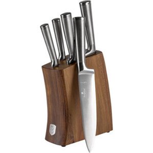 BerlingerHaus Stainless steel Sada nožov so stojanom z agátového dreva 6 ks