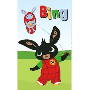 Carbotex Dětský ručník Zajíček Bing Pouštění draka, 30 × 50 cm