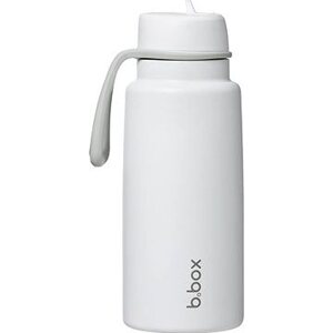 B.Box Termofľaša so slamkou 1 l white out