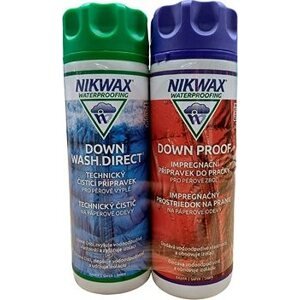 NIKWAX súprava Down Wash. Direct a Down Proof (300 + 300 ml)