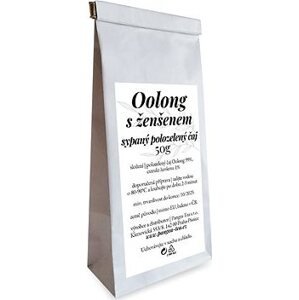 Pangea Tea polozelený sypaný čaj Oolong so ženšenom 50 g