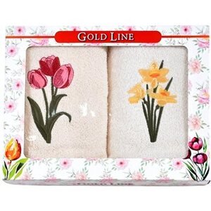 Praktik Darčeková súprava uterákov Jarné kvety 50 × 100 cm, 2 ks