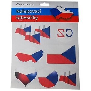 SPORTTEAM Tetovacie obtlačky ČR 1 2 ks