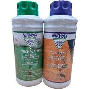 NIKWAX Súprava Tech Wash a TX. Direct Wash-In (1000 + 1000 ml)