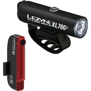 Lezyne Classic Drive XL 700+/Stick+ Drive Pair/Satin Black/Black